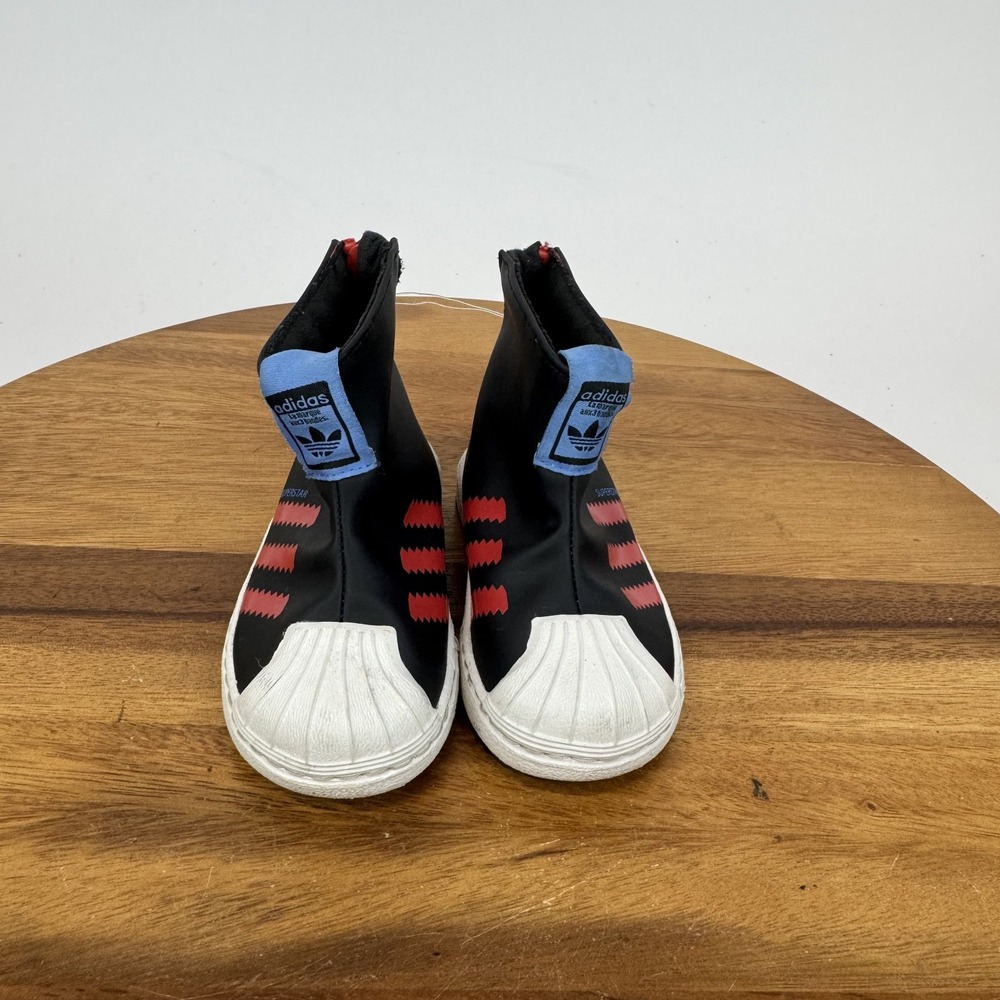 Little Kids Adidas Superstar 360 Rain Boot Infant Black Bright Red Boots Size 5